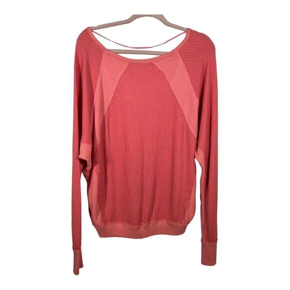 Free People Women’s We The Free Santa Clara Thermal Top Pink Size XS NWOT - Picture 5 of 9